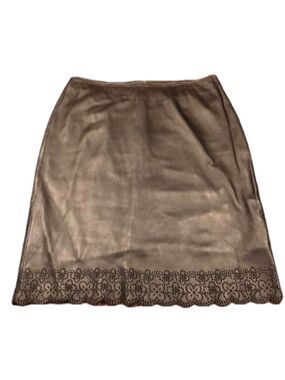 “be” Brand Black 100% Leather Skirt Size 8